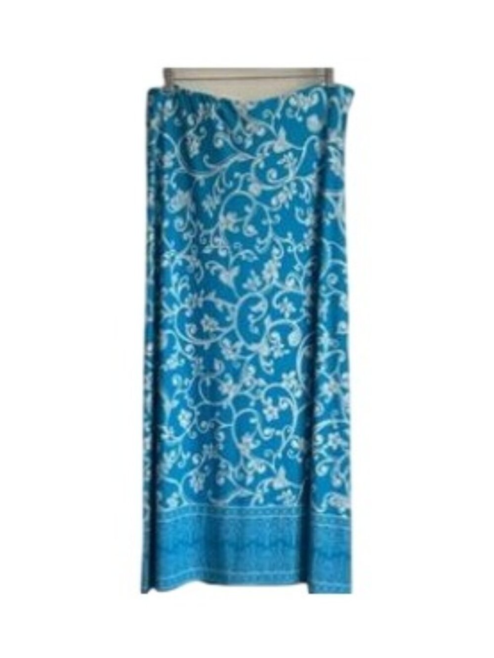 VINCE CAMUTO SIZE XL Pull ON BLUE MIDI LENGTH SKIRT NWT
